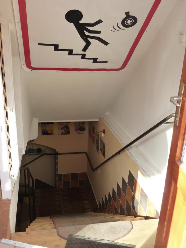 Lépcsőveszély
