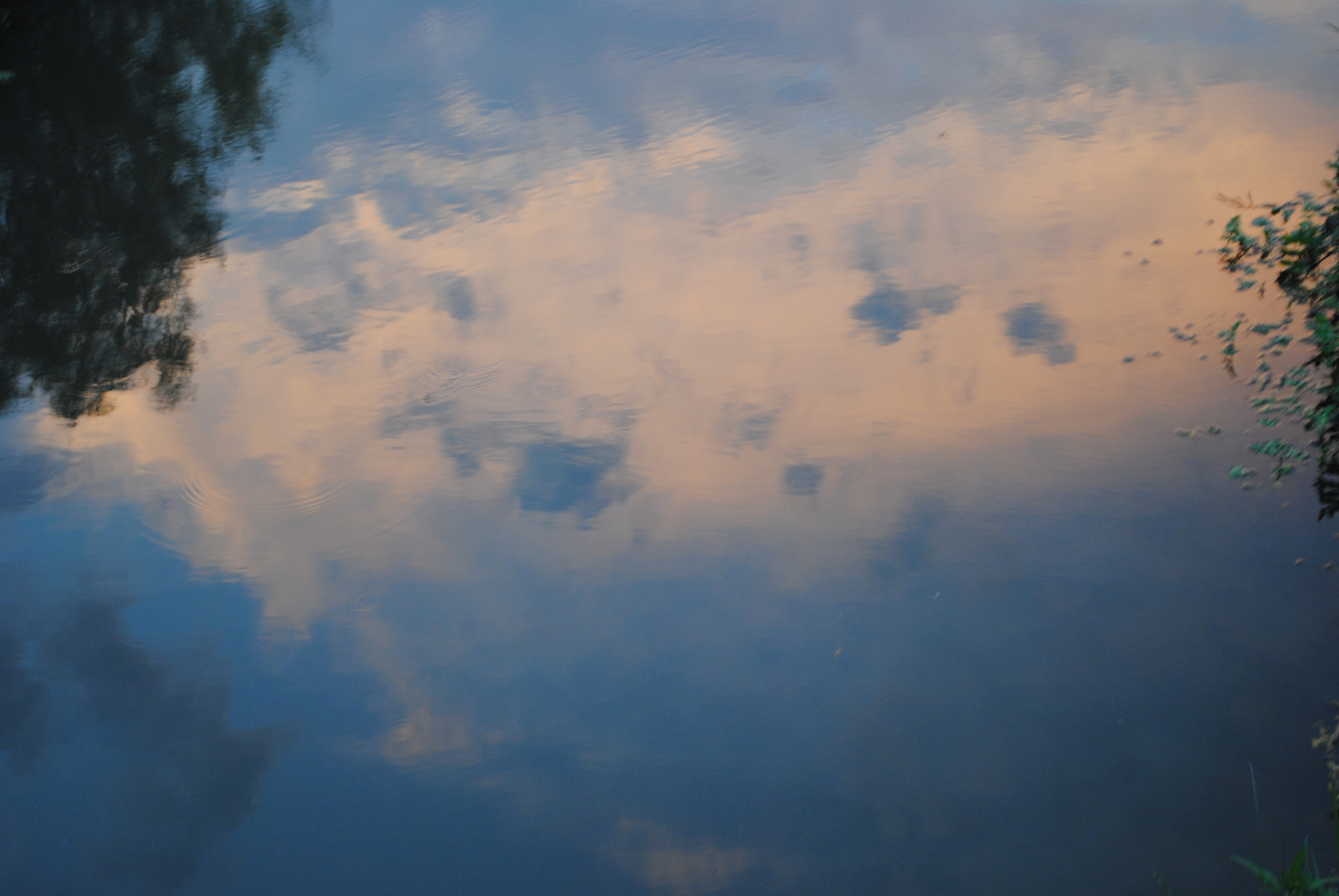 Clouds in the water