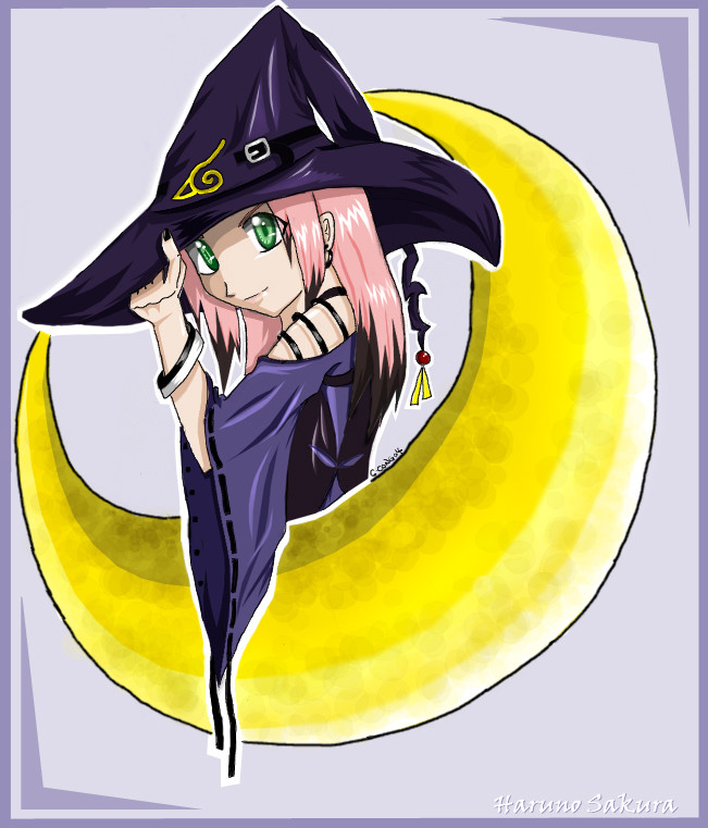 Naruto  Happy Halloween Sakura by celede