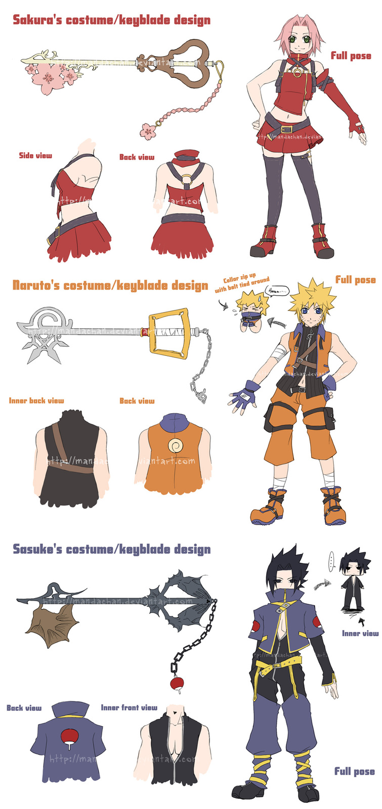 Naruto Heart   Costume Design by mandachan