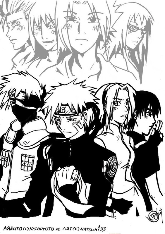 Team 7 and Team Hebi by natsumi33