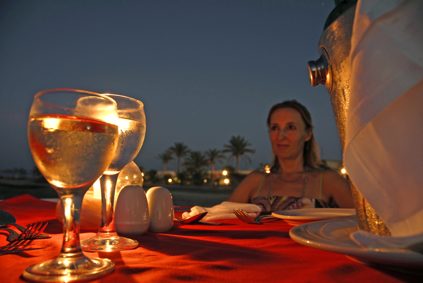 Marsa Alam  vacsora a tengerparton