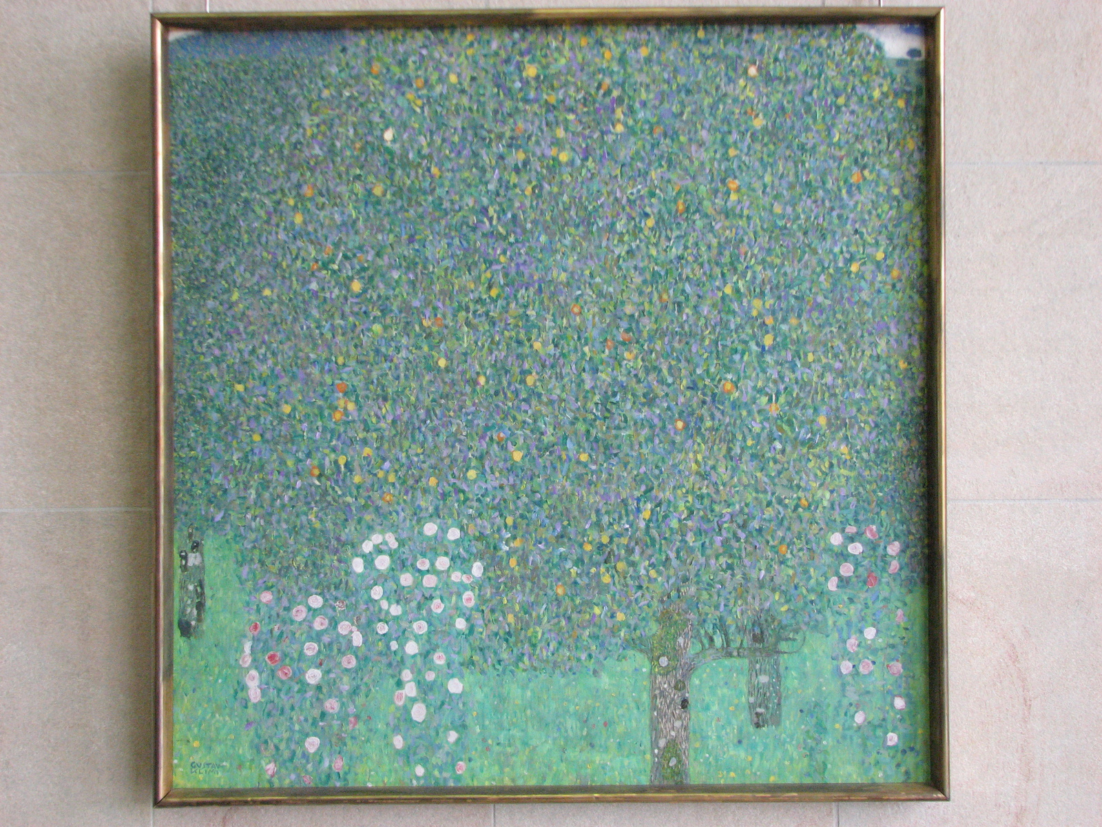 Gustav Klimt, Rosiers sous les arbres