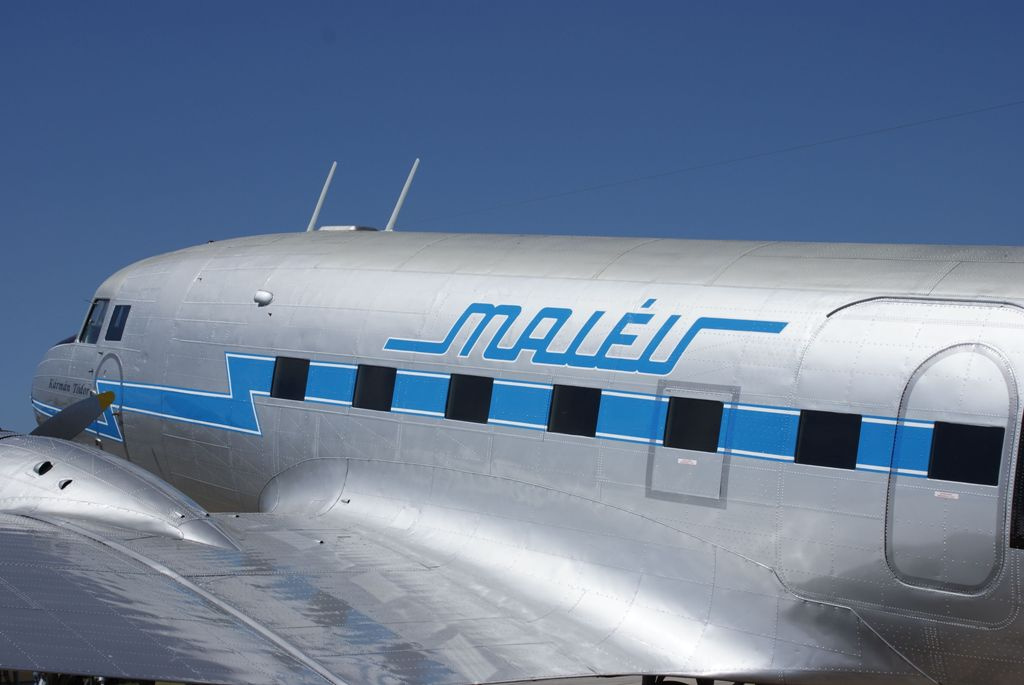 Repülőnap 2008 Kecskemét - a MALÉV első gépe