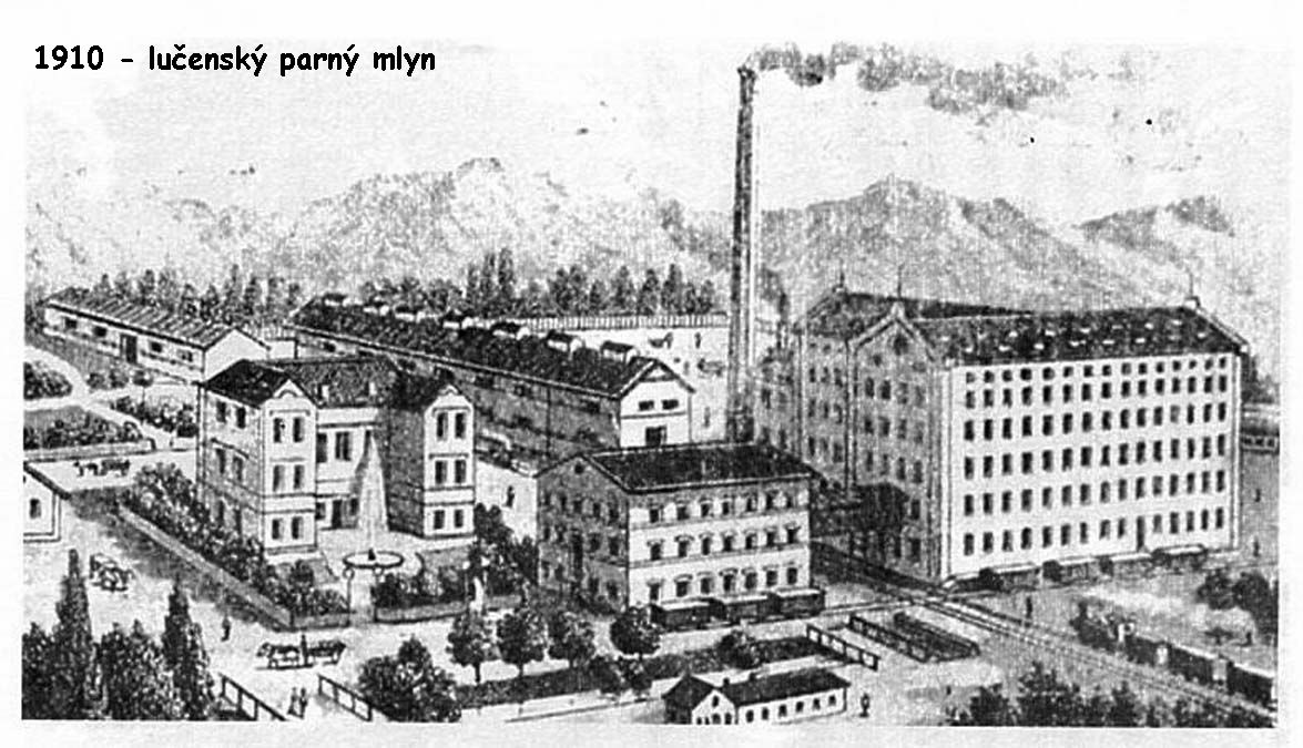 1910 - lučenský parný mlyn