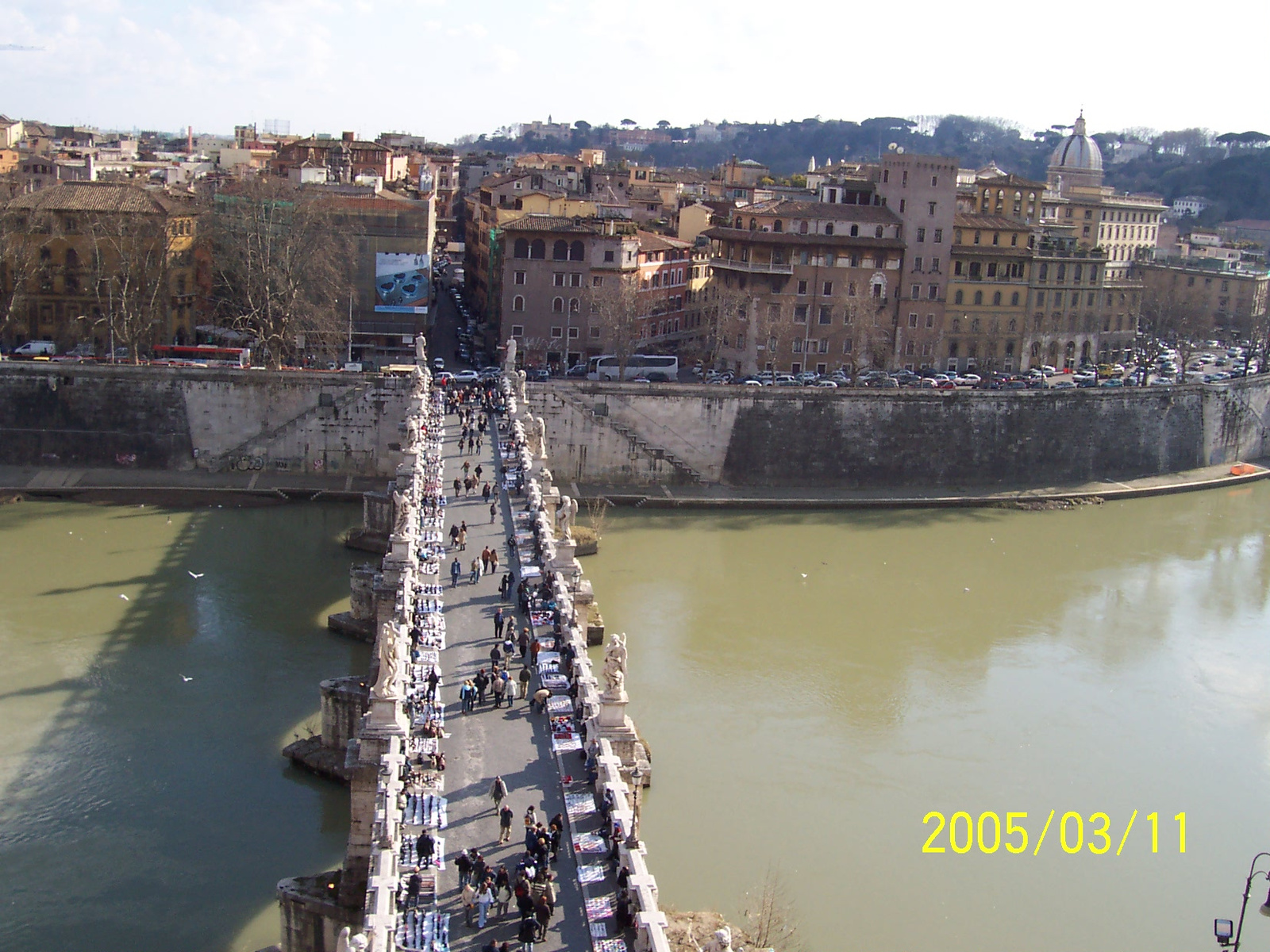 Róma - Gagyizás a hídon