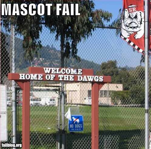 fail-owned-mascot-no-dogs-sign-fail