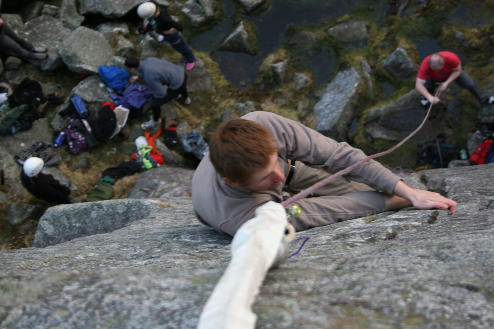 Climbing in Glendalough (3)