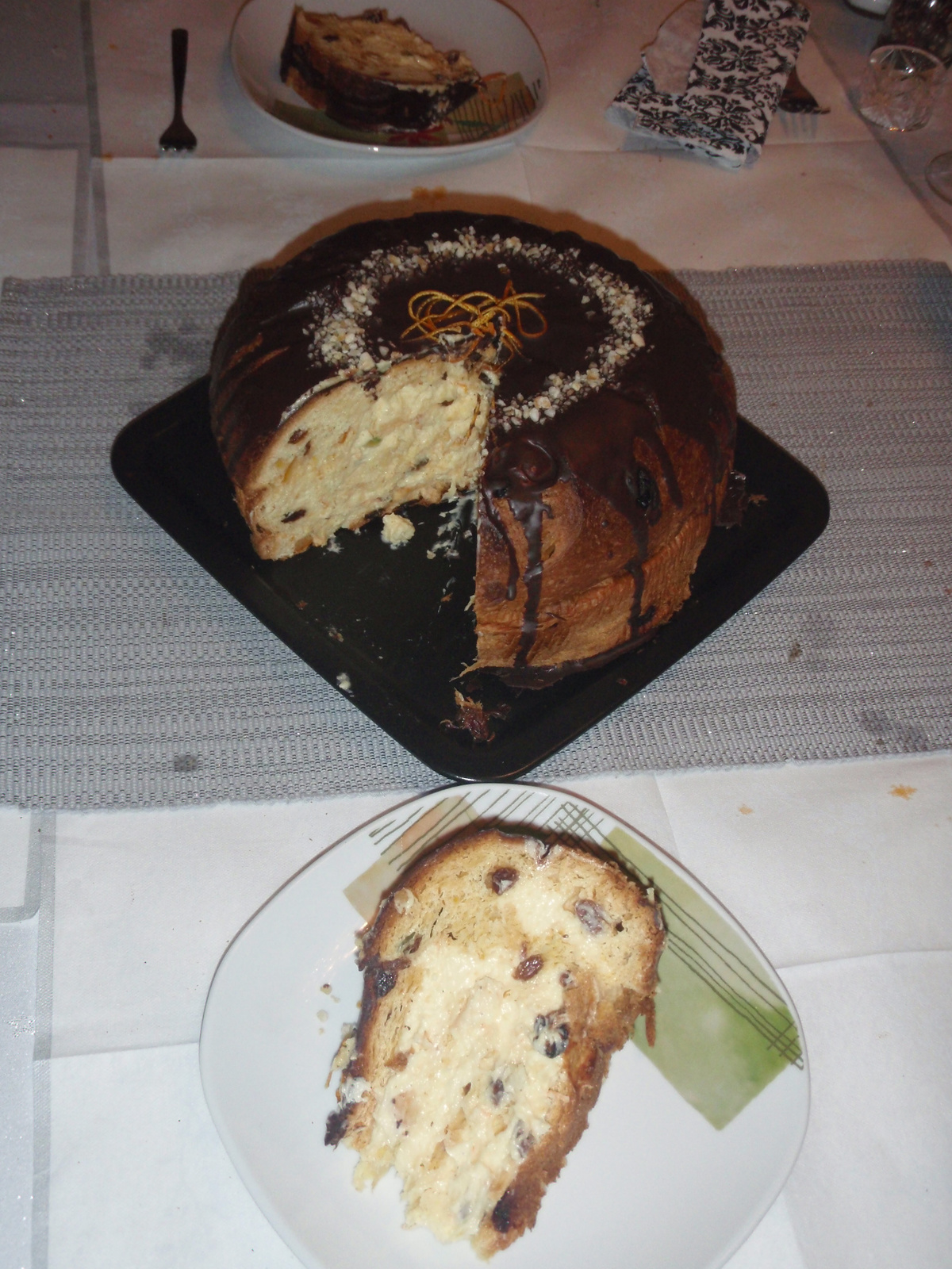 Narancskrémes panettone