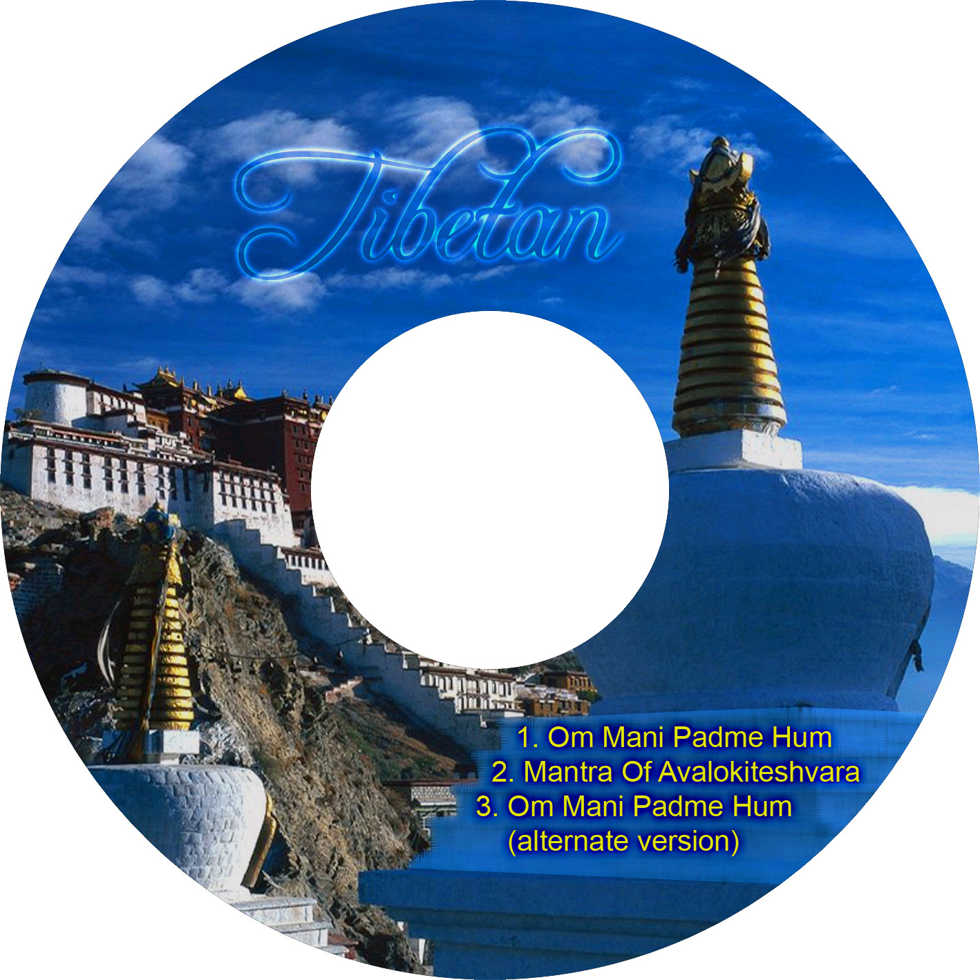 Tibetan CD korong