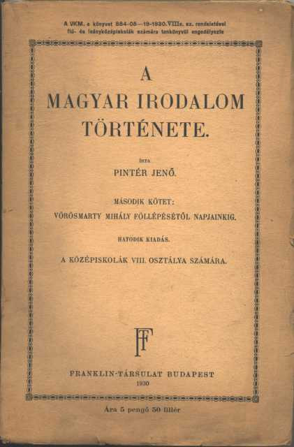 A magyar irodalom története 1