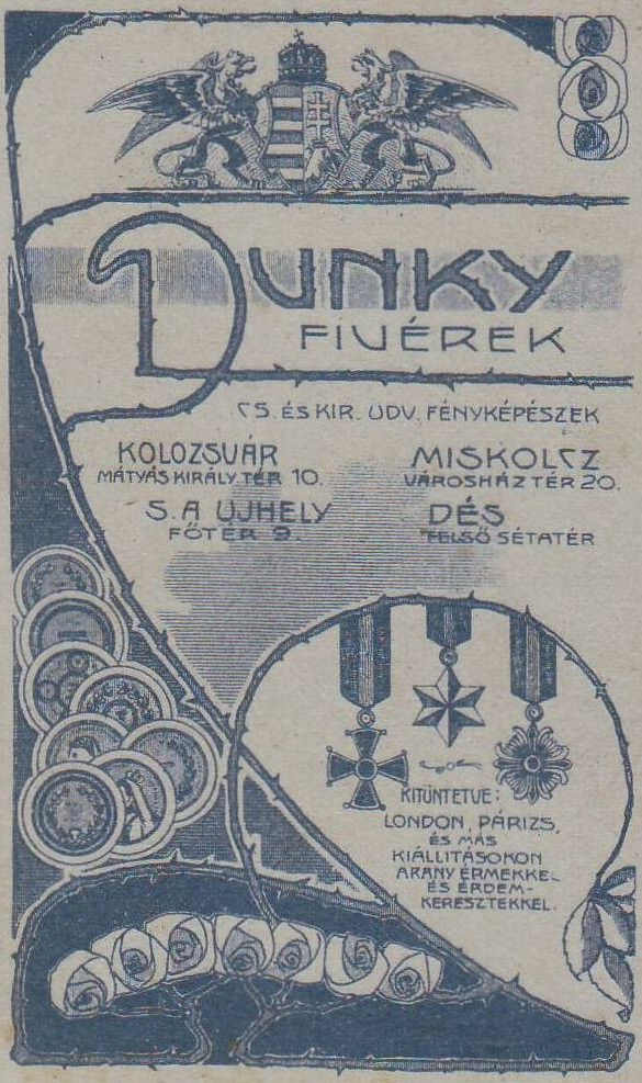 Dunky fivérek, Kolozsvár1