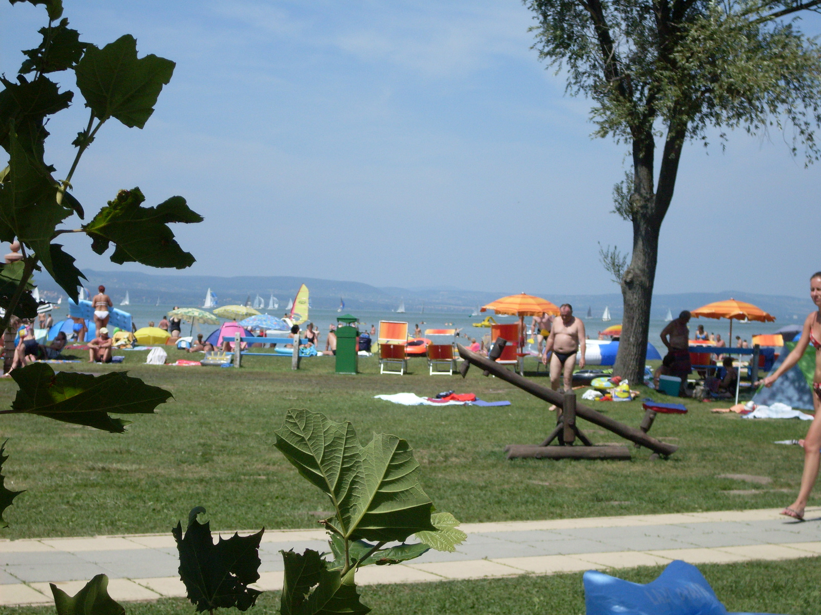 Strand a Balatonnál