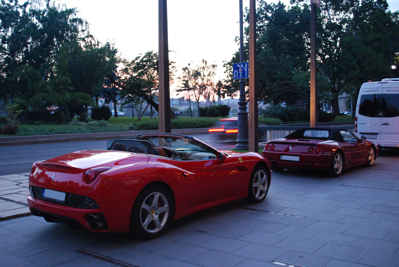 California & F355 Spider