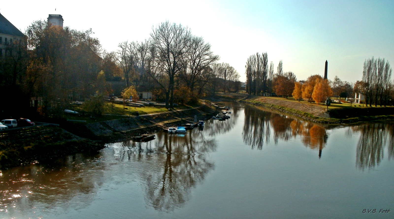 Győri vár a háttér