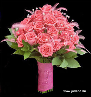 Jardine Pink Rose csokor