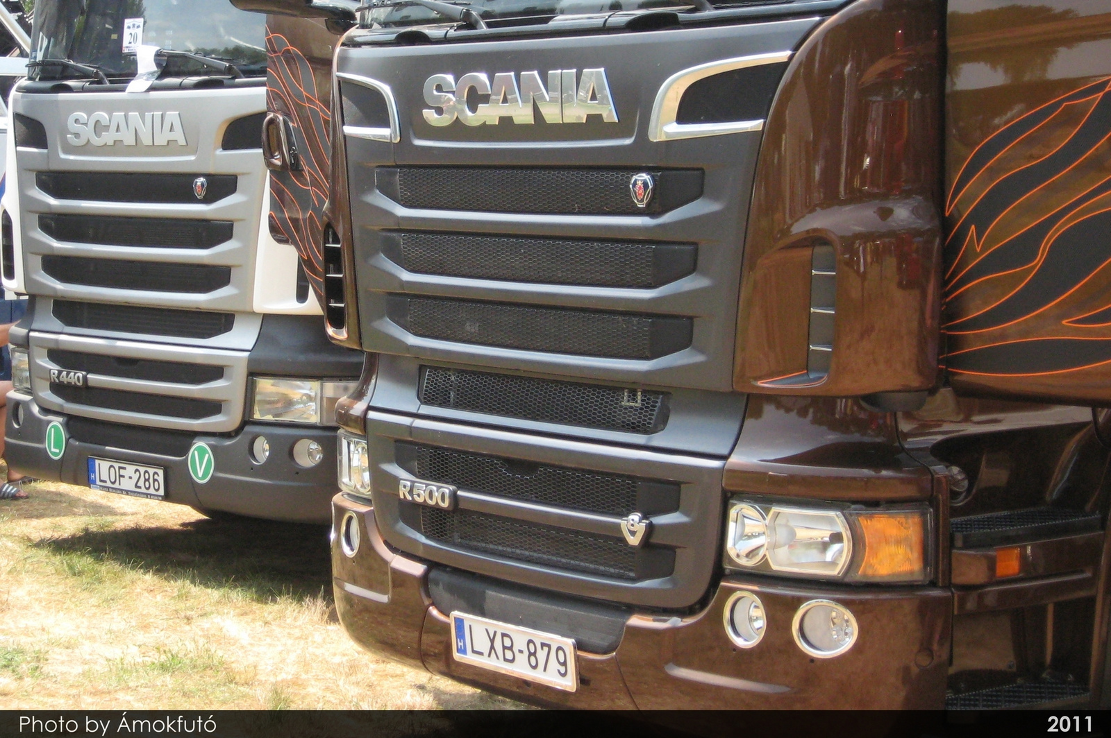 Scania R500 V8 Topline "Black Amber"