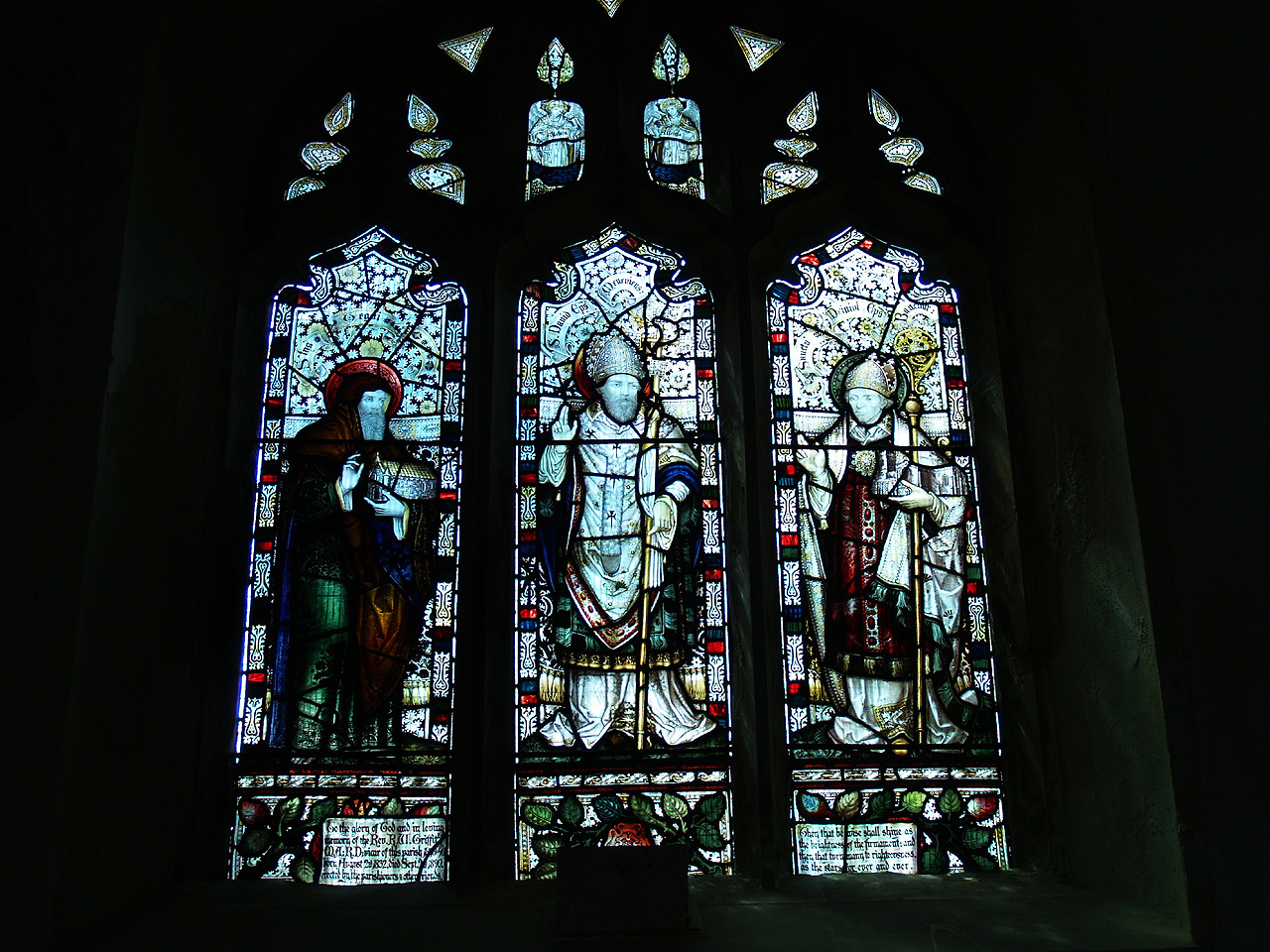 Caernarfonshire, Llandegai Church Window