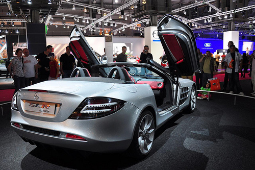 McLaren Mercedes SLR Roadster.