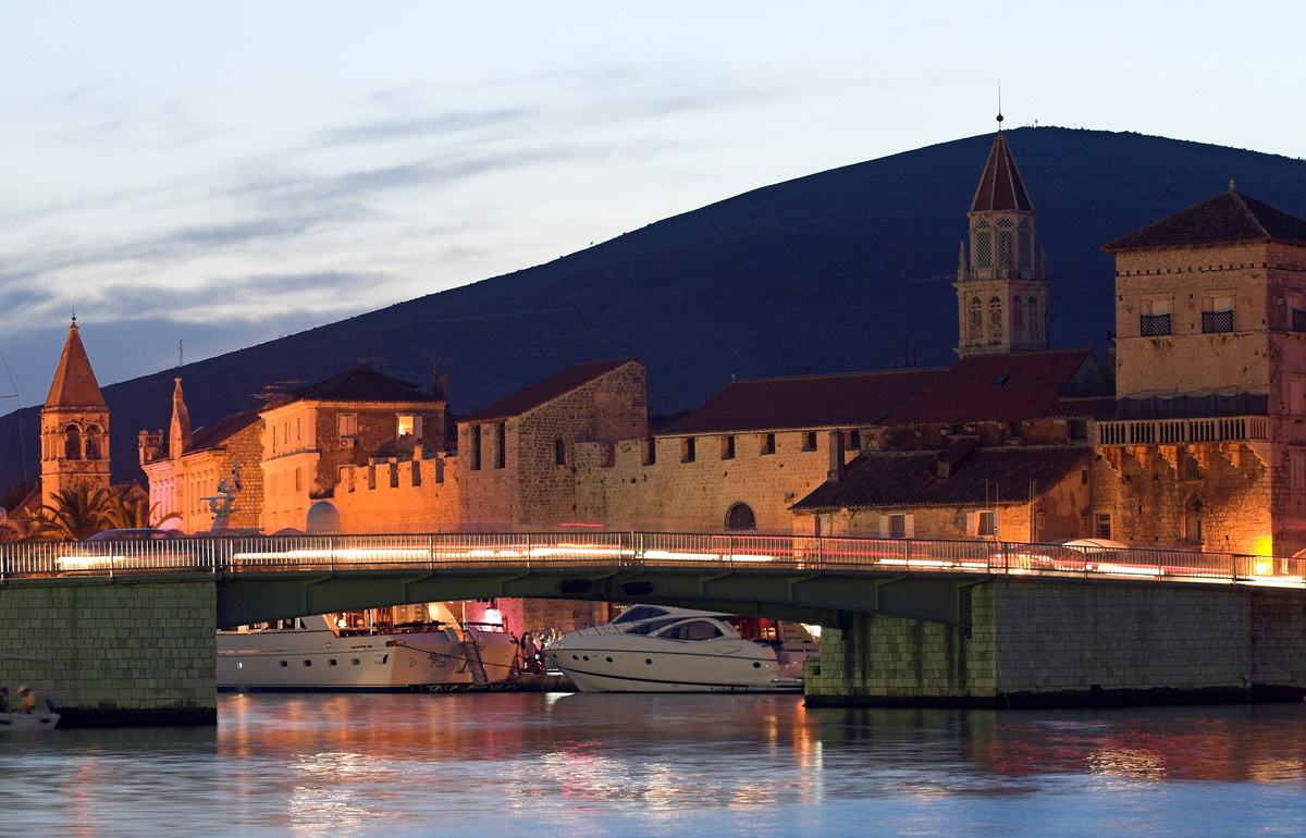 Trogir by night