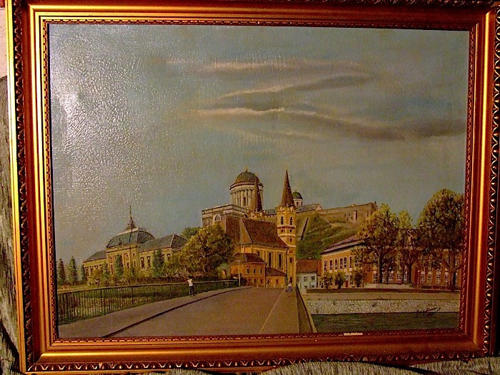 NAGY SÁNDOR-Esztergom,60x80, olaj-vászon