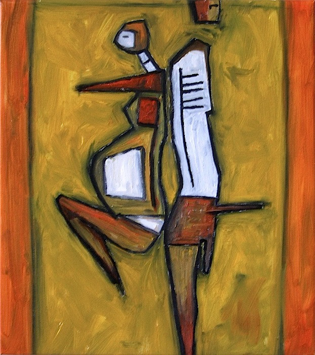 34 kilégzés-belégzés 10, olaj, vászon, 45x40cm, 2004