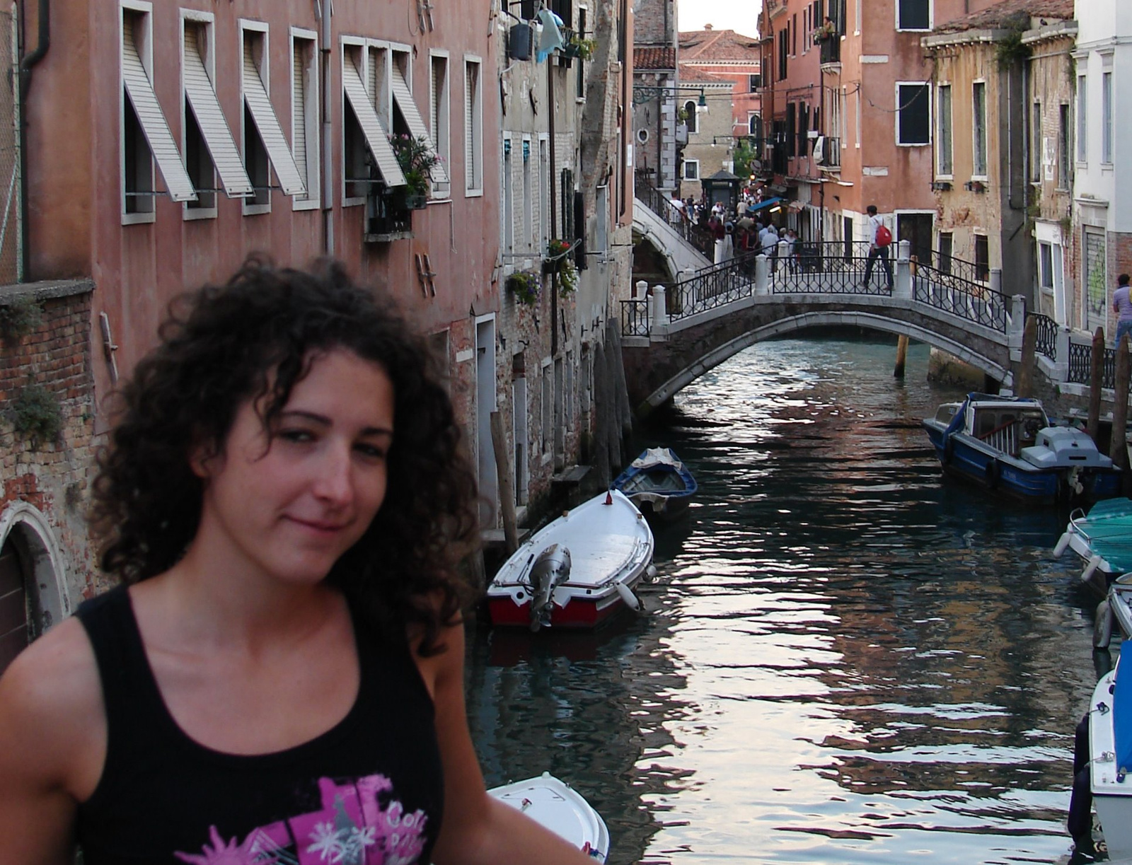 Brown girl on the Bridge