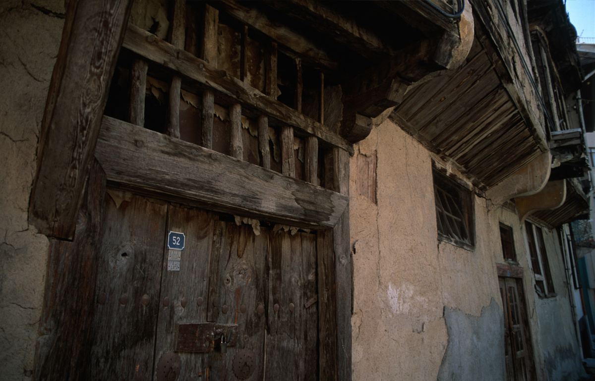 Amasya (Törökország) - Roskadozó házak