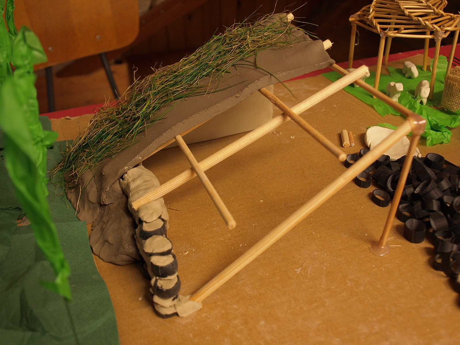 Soil covered house for green roof