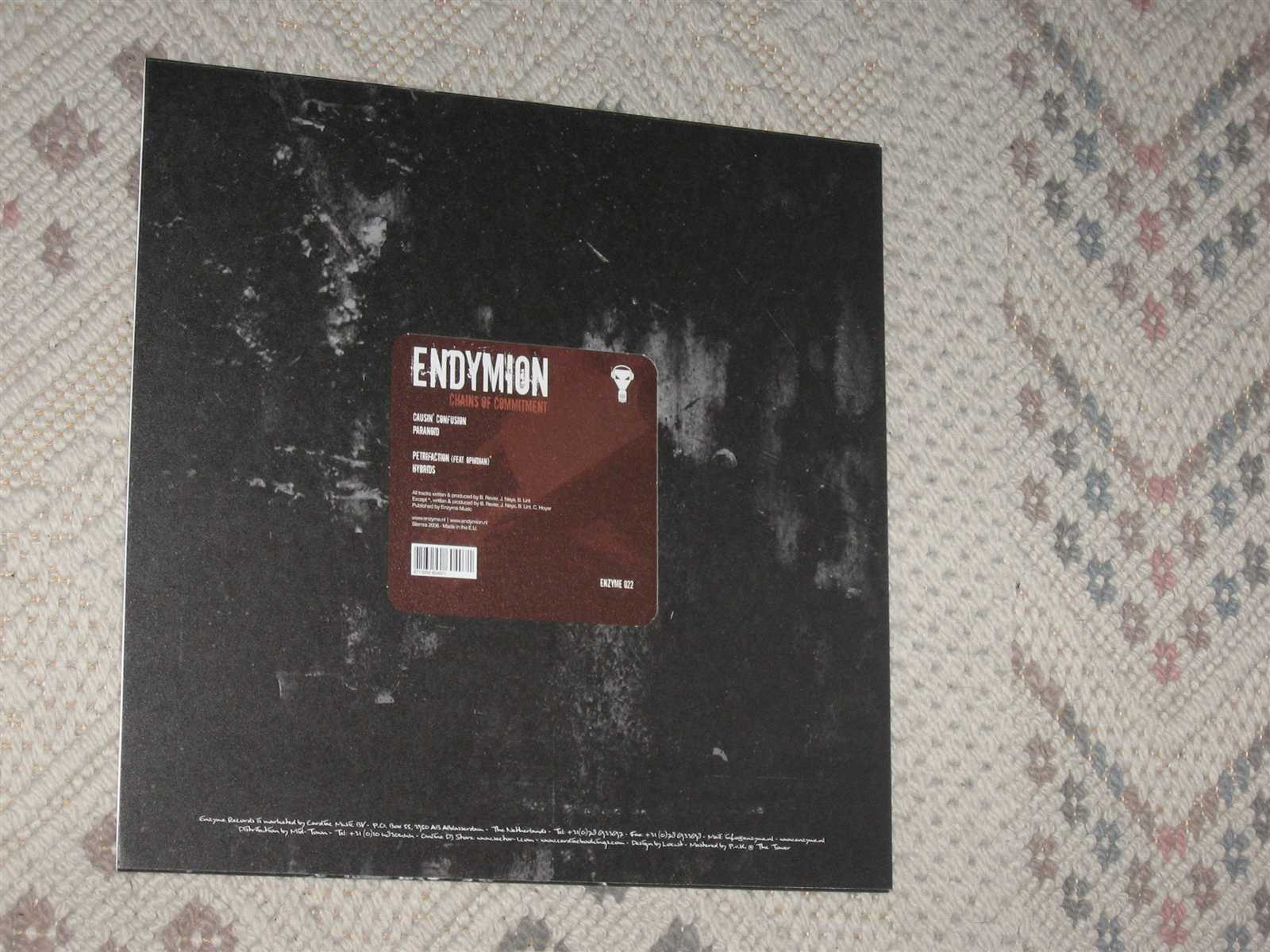 (ENZYME022) Endymion - Chains Of Commitment (back)