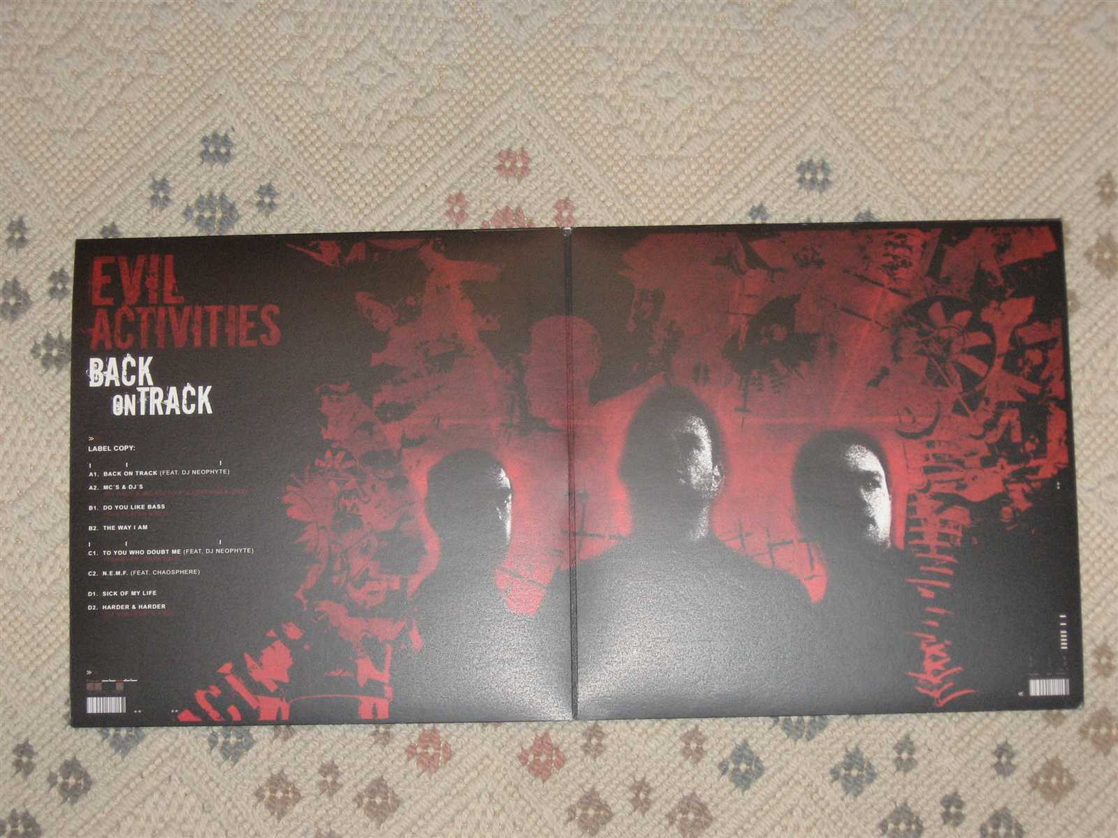 (NEO024) Evil Activities - Back On Track (back)