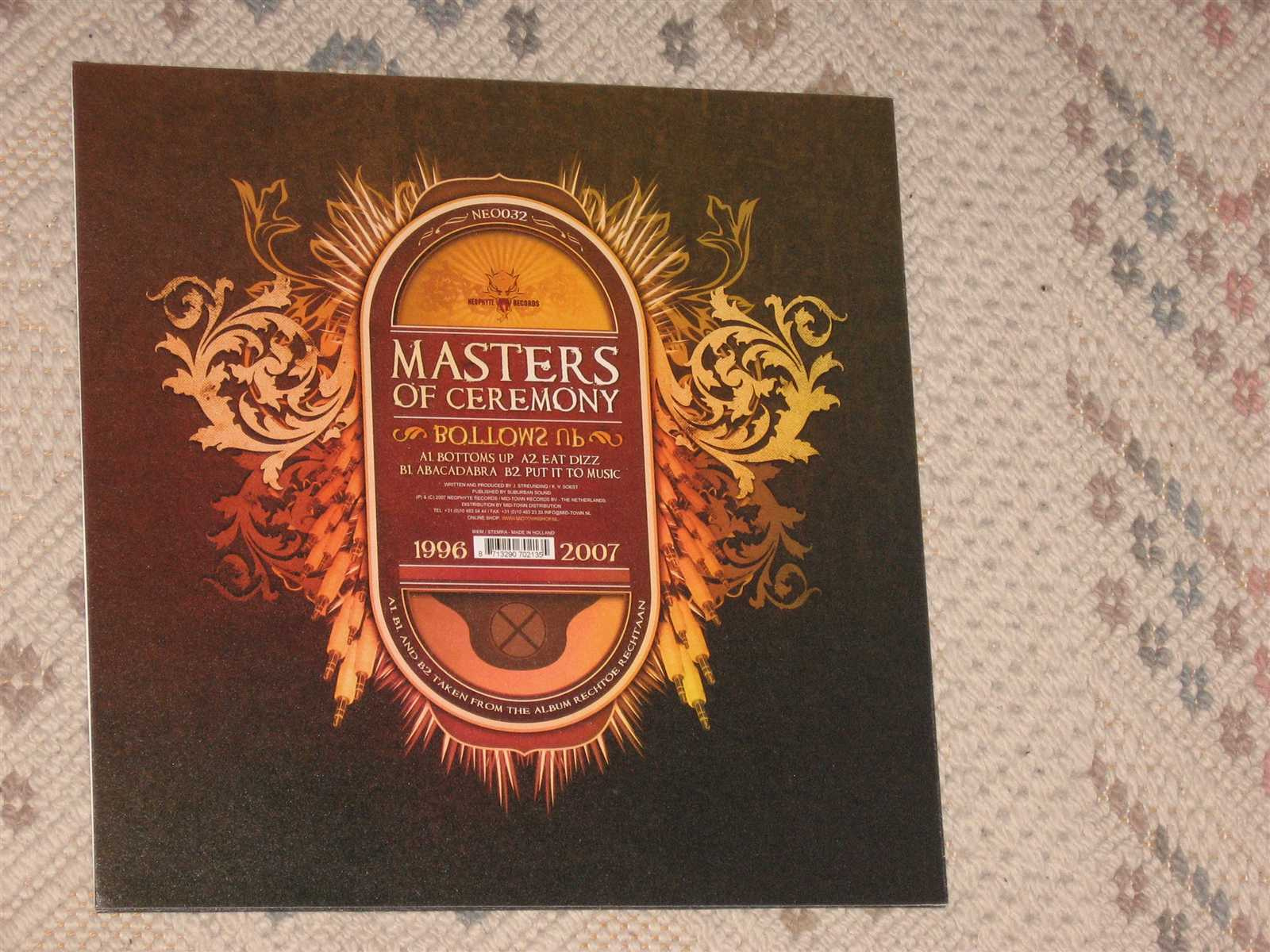 (NEO032) Masters Of Ceremony - Bottoms Up (back)