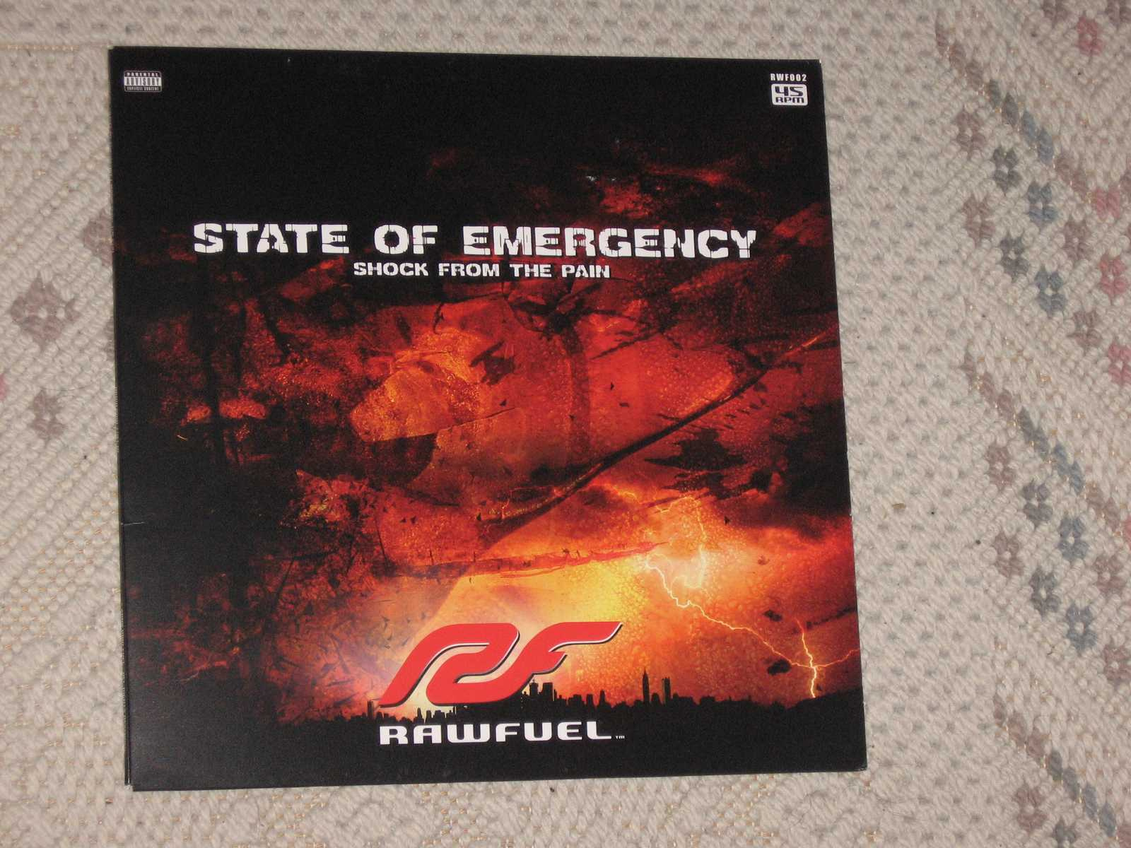 (RWF002) State Of Emergency - Shock From The Pain (front)
