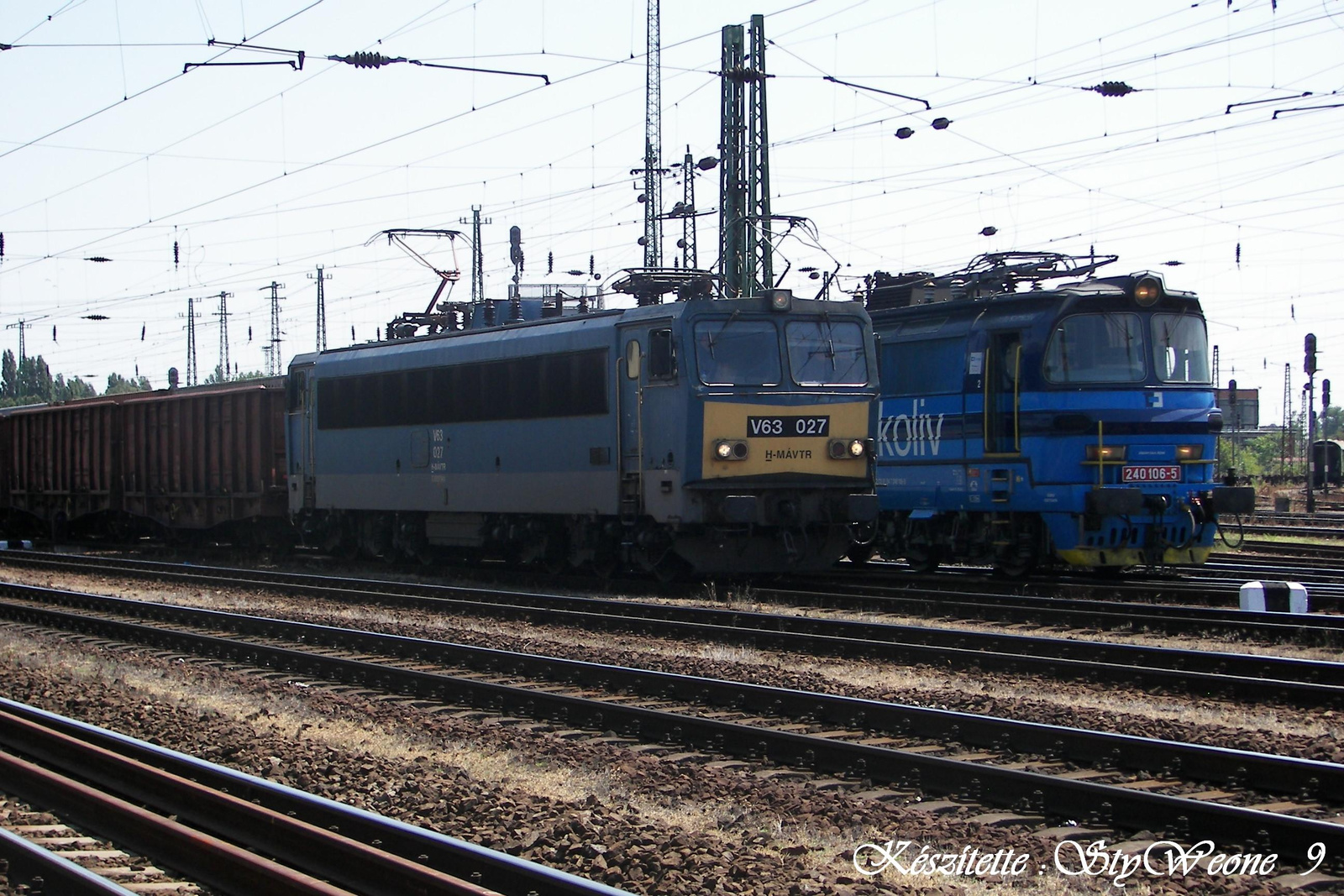 240 106-5 .V63 027 Bp Ferencváros  Tehervonattal 2011.07.17