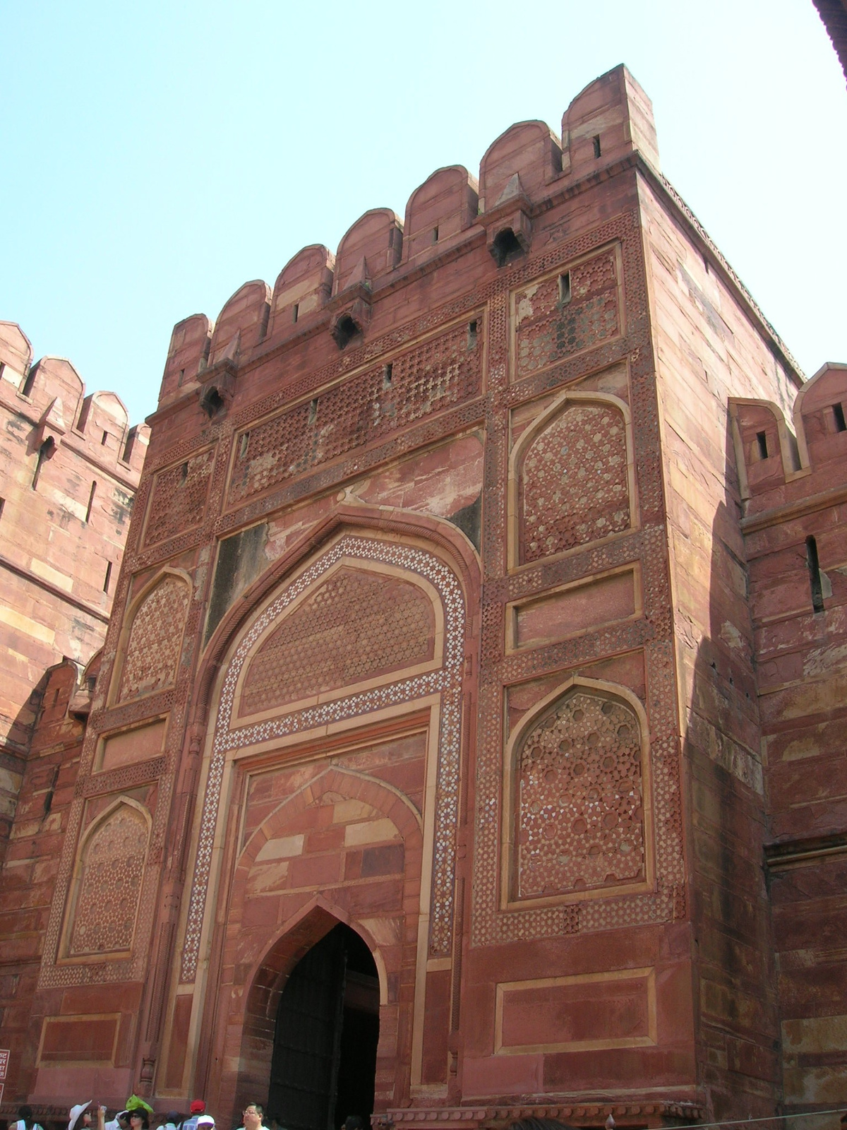 Gate to Agra fort