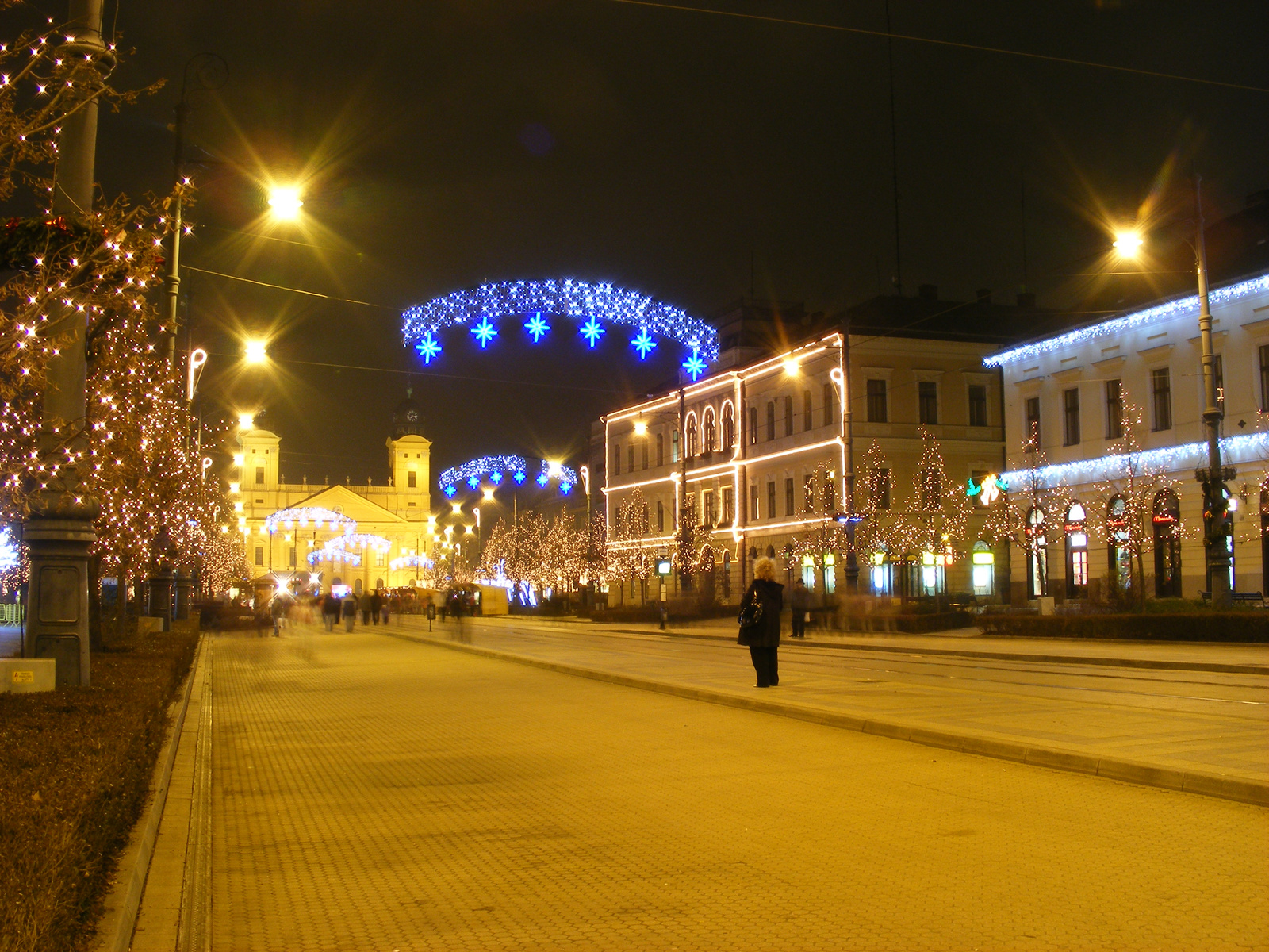 Debrecen Belváros - Ünnepi fények