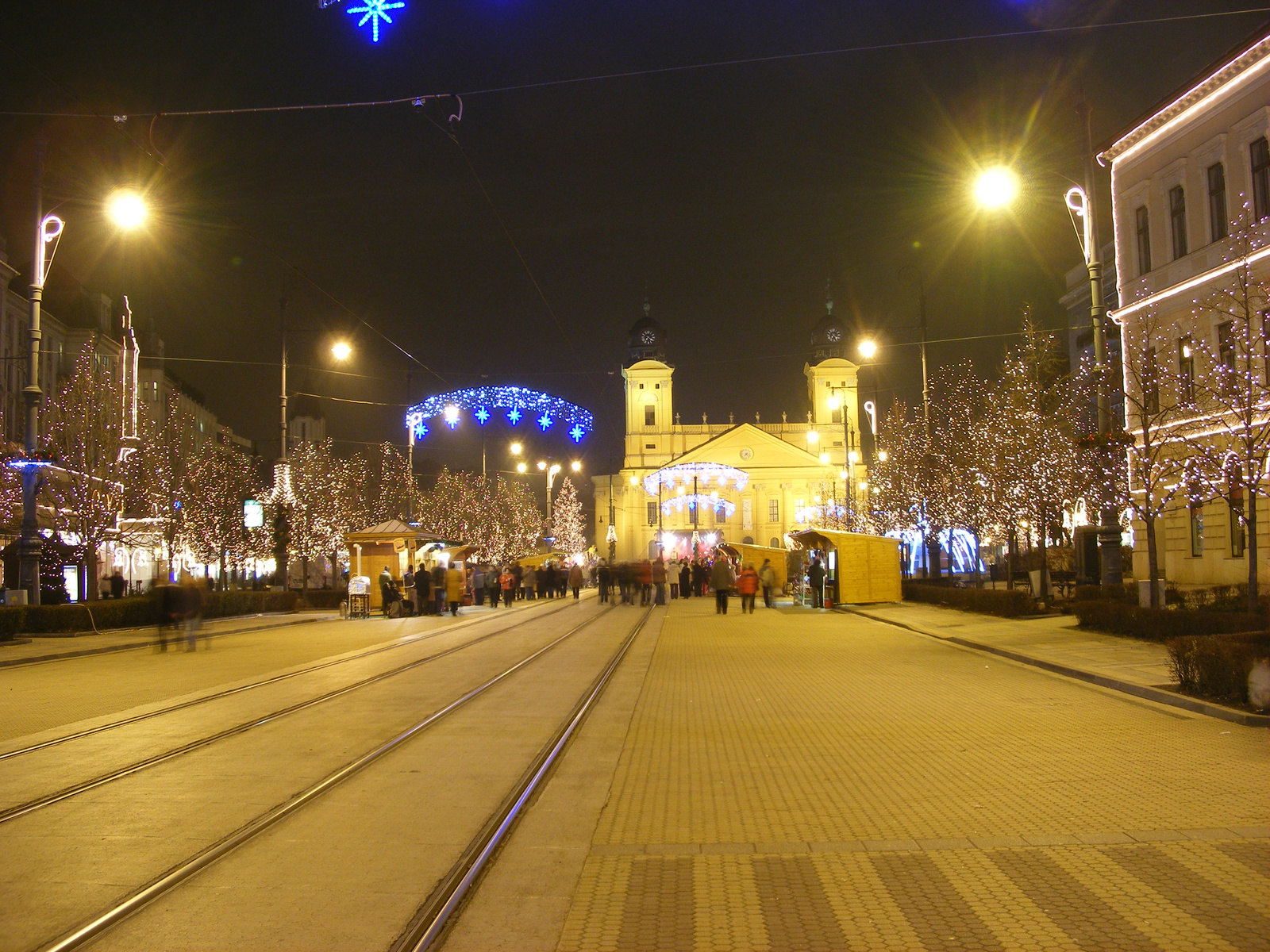 Debrecen Belváros - Ünnepi fények