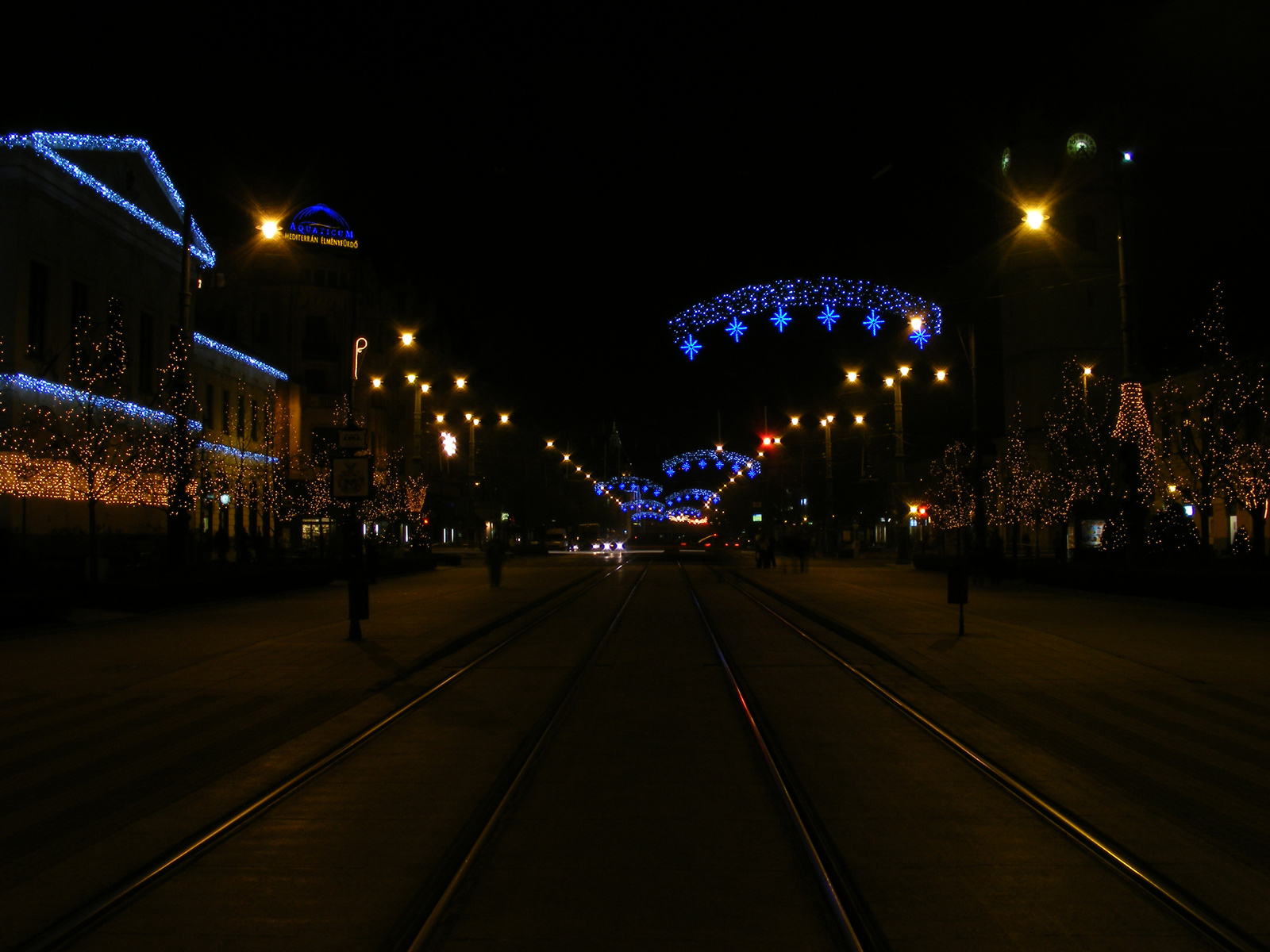 Debrecen Belváros - Ünnepi fények