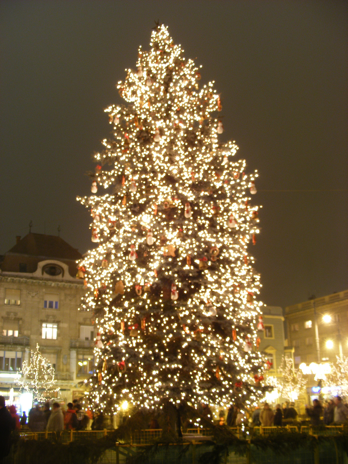 Debrecen Belváros - Ünnepi fények