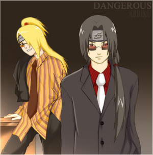 Itachi  Deidara   Dangerous by arriku