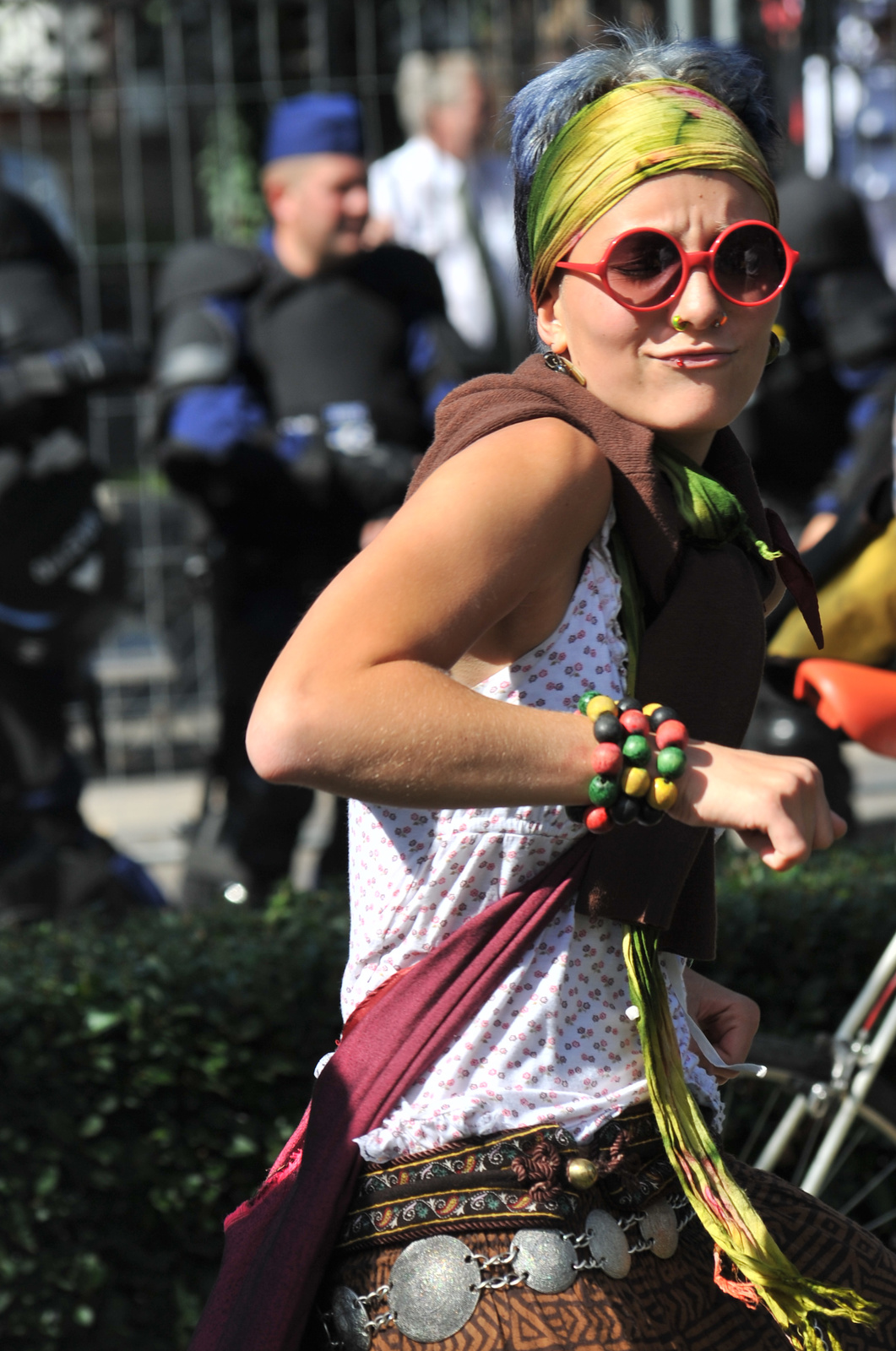 Budapest pride(meleg menet) résztvevő 2009