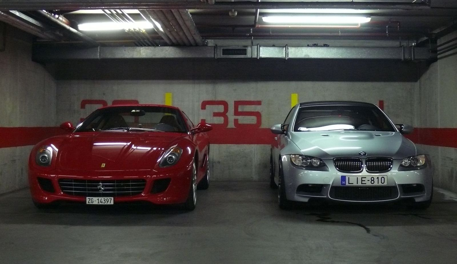 Ferrari 599 GTB - BMW M3 combo