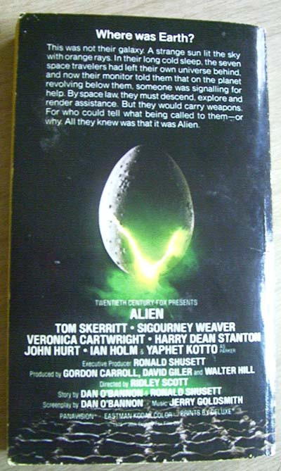 alien paperback back