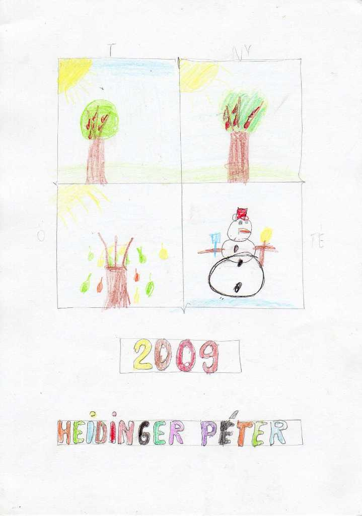 Heidinger Péter - naptár 2009