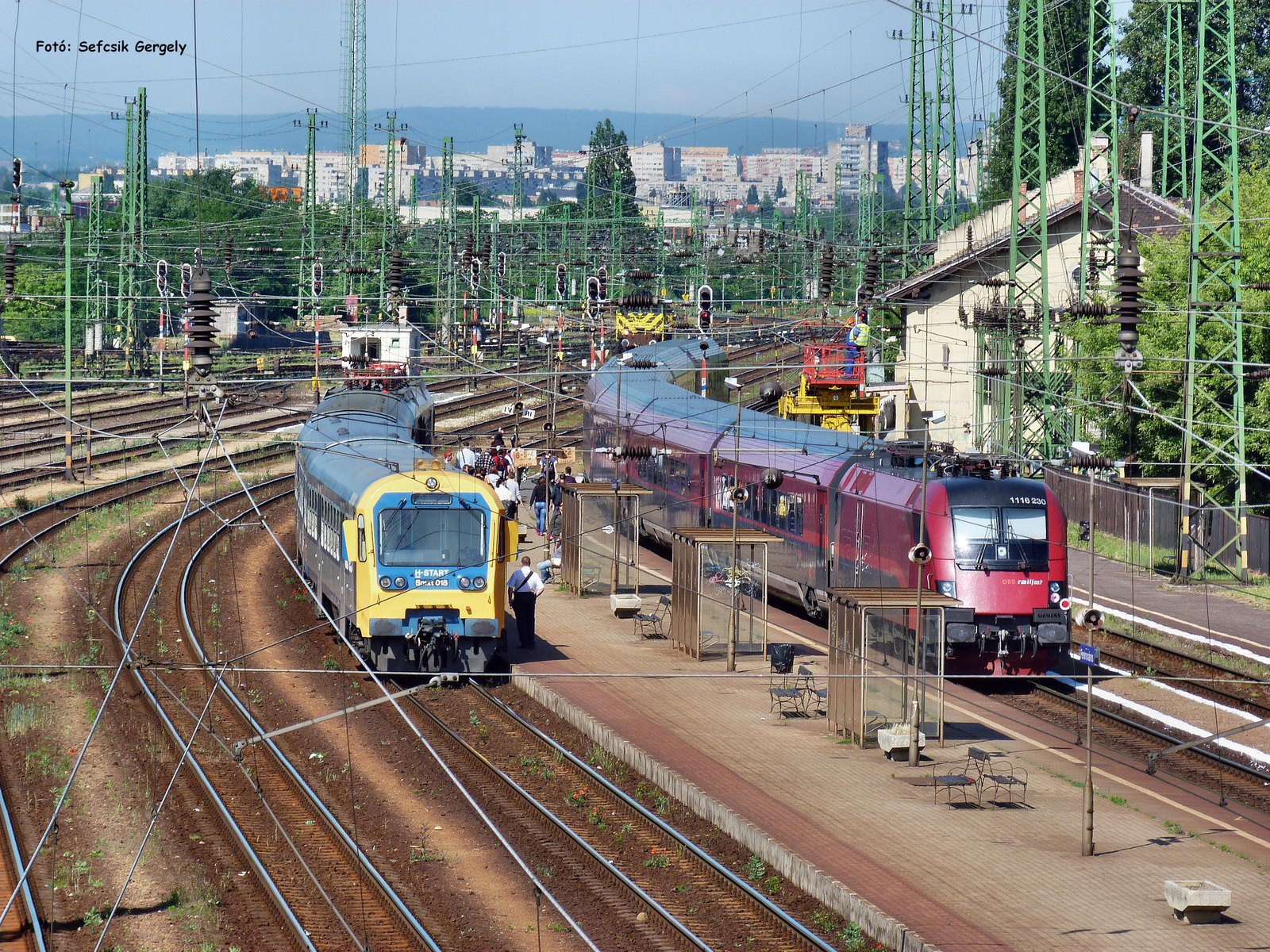 Ingavonatok találkozója