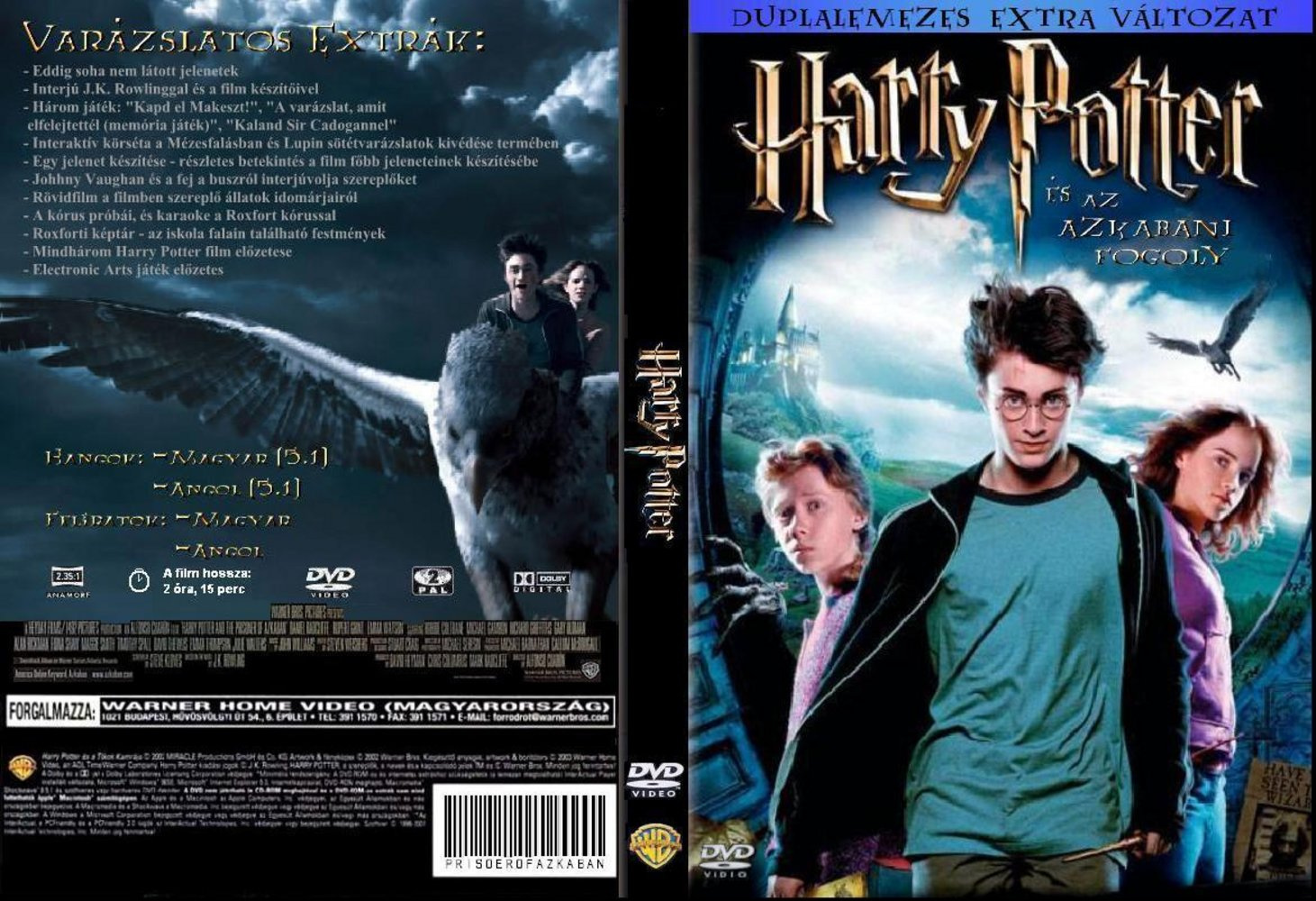 Harry Potter 3 És az Azkabani fogoly Hungarian