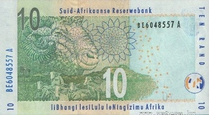 Dél-Afrika 10 rand H