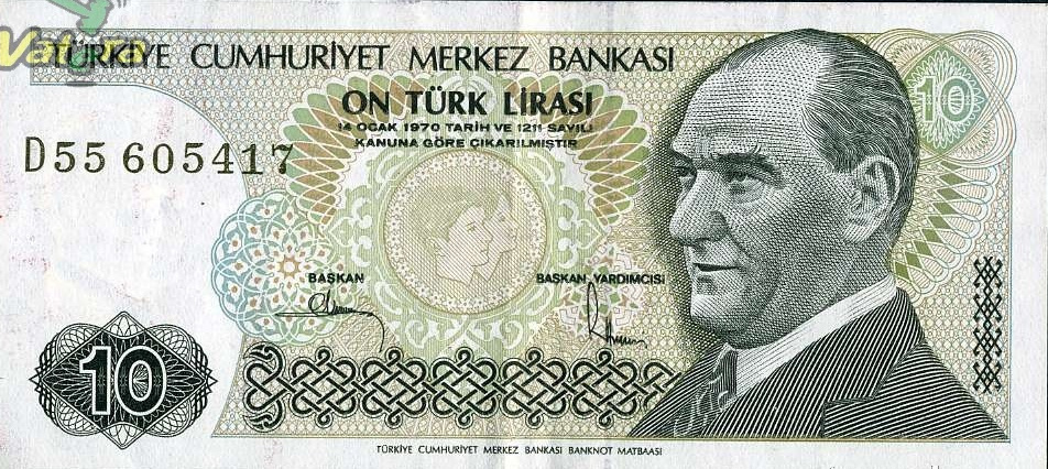 Törökország 10 Lira E