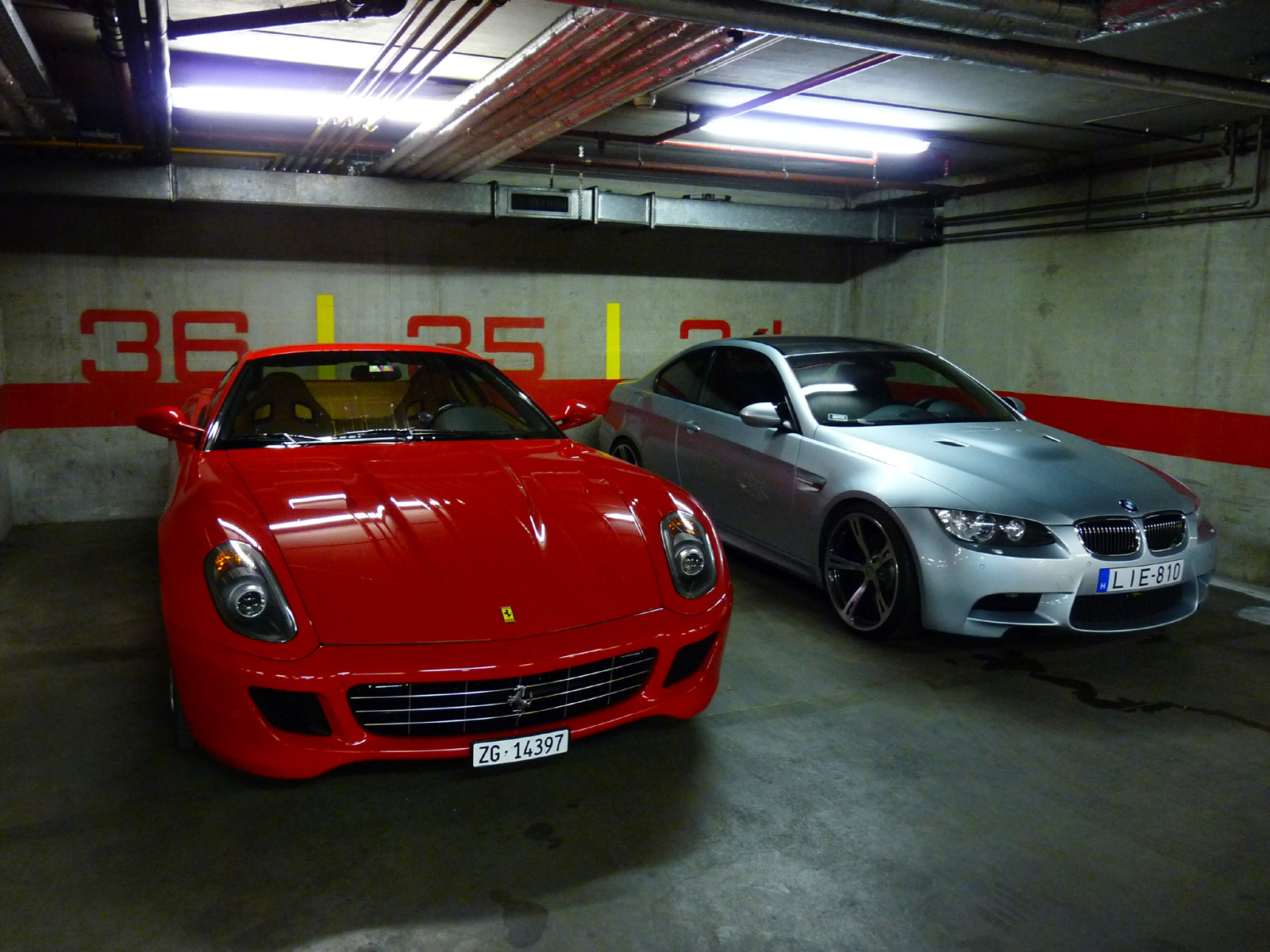 Ferrari 599 GTB Fiorano - BMW E92 M3 combo