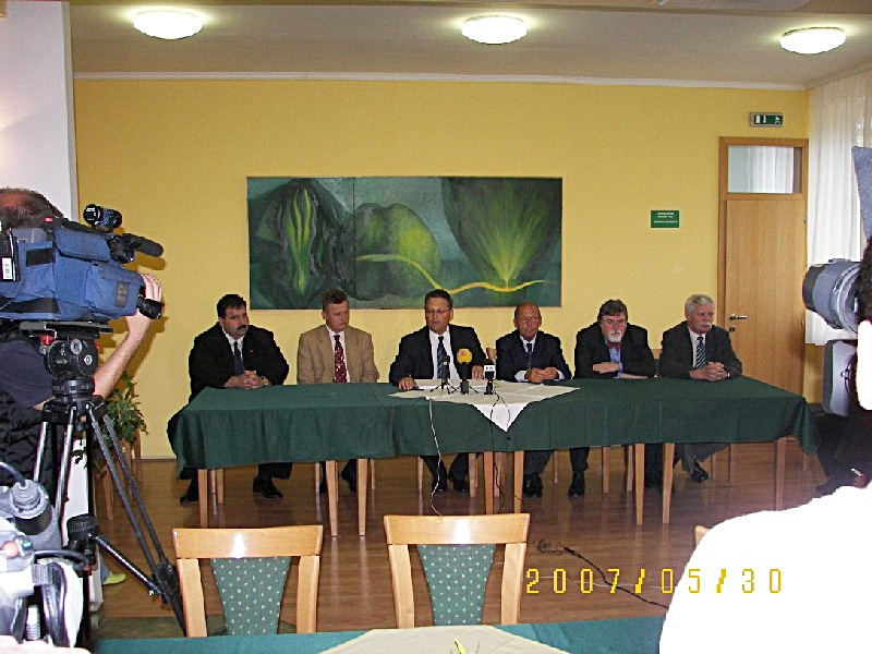 2007-05-30 A "Rába akciócsoport" első ülése Szentgotthárdon